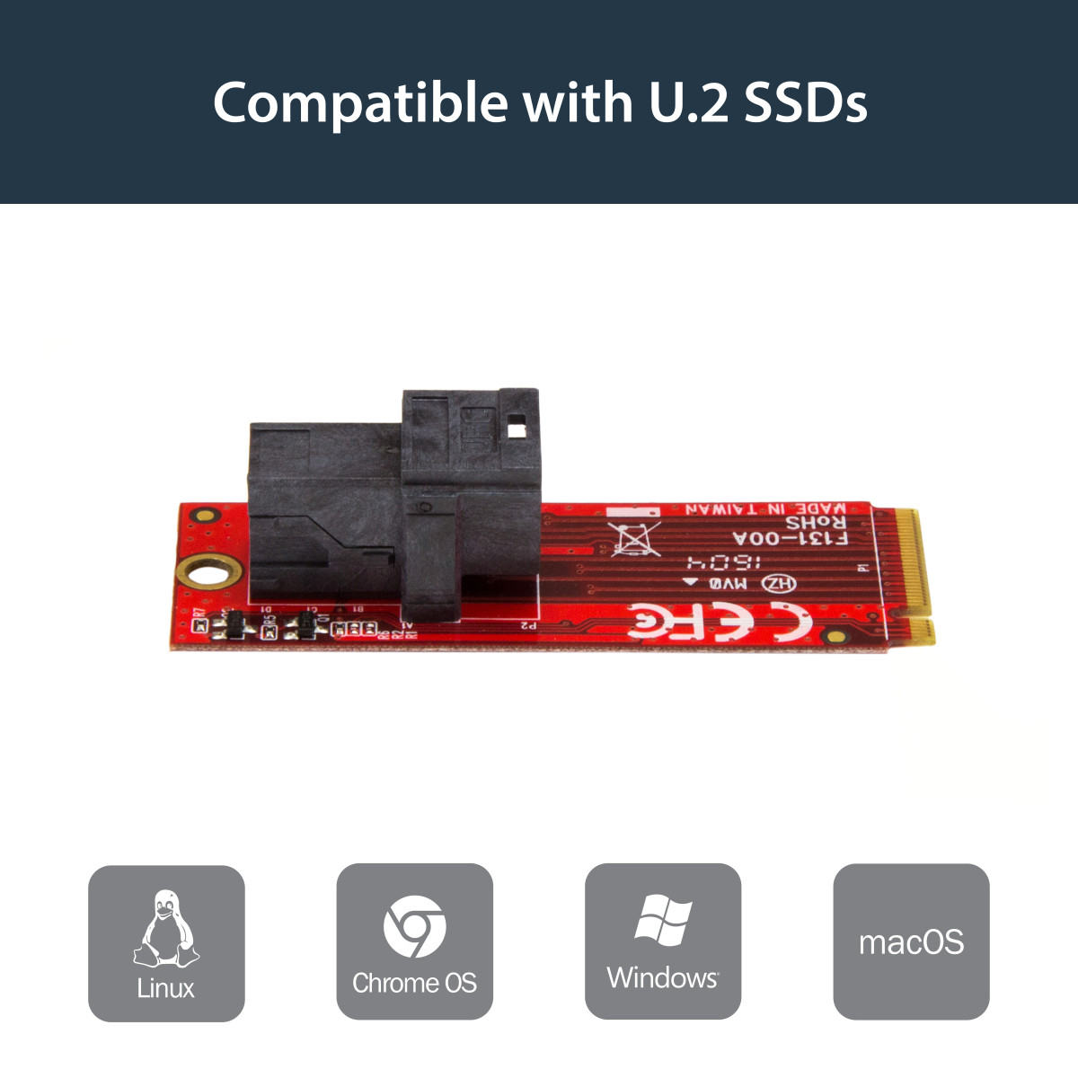 U.2 to M.2 Adapter for 2.5