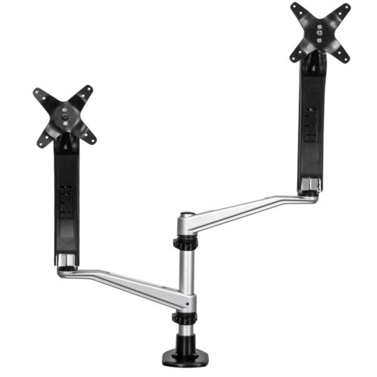 Dual Monitor Mount with Full-Motion Arms