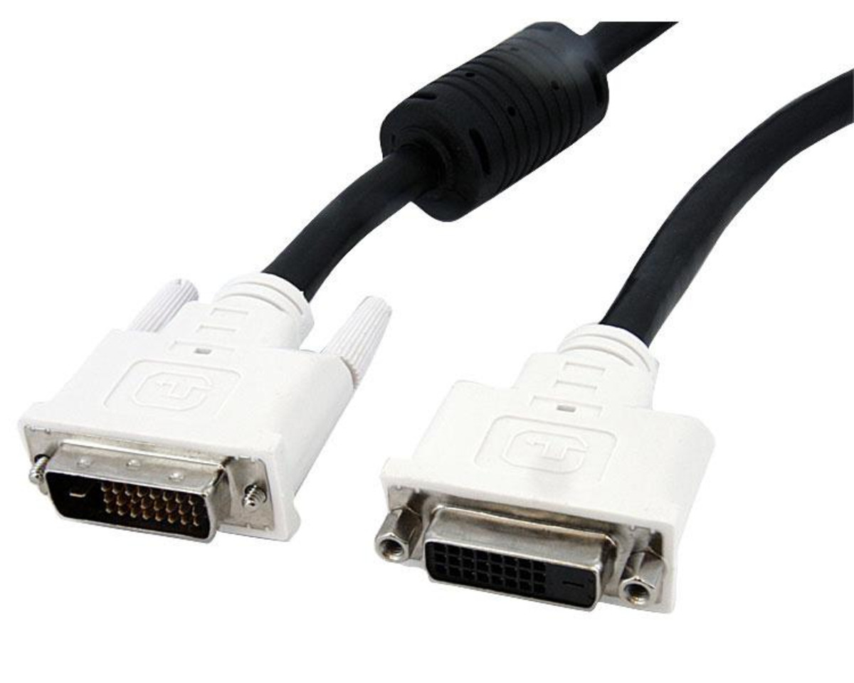 2m DVI-D Dual Link Monitor Ext Cable