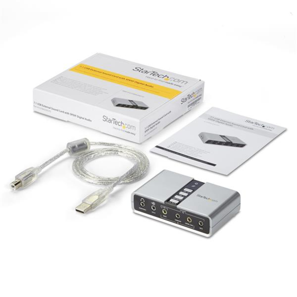 USB Audio Adapter External Sound Card