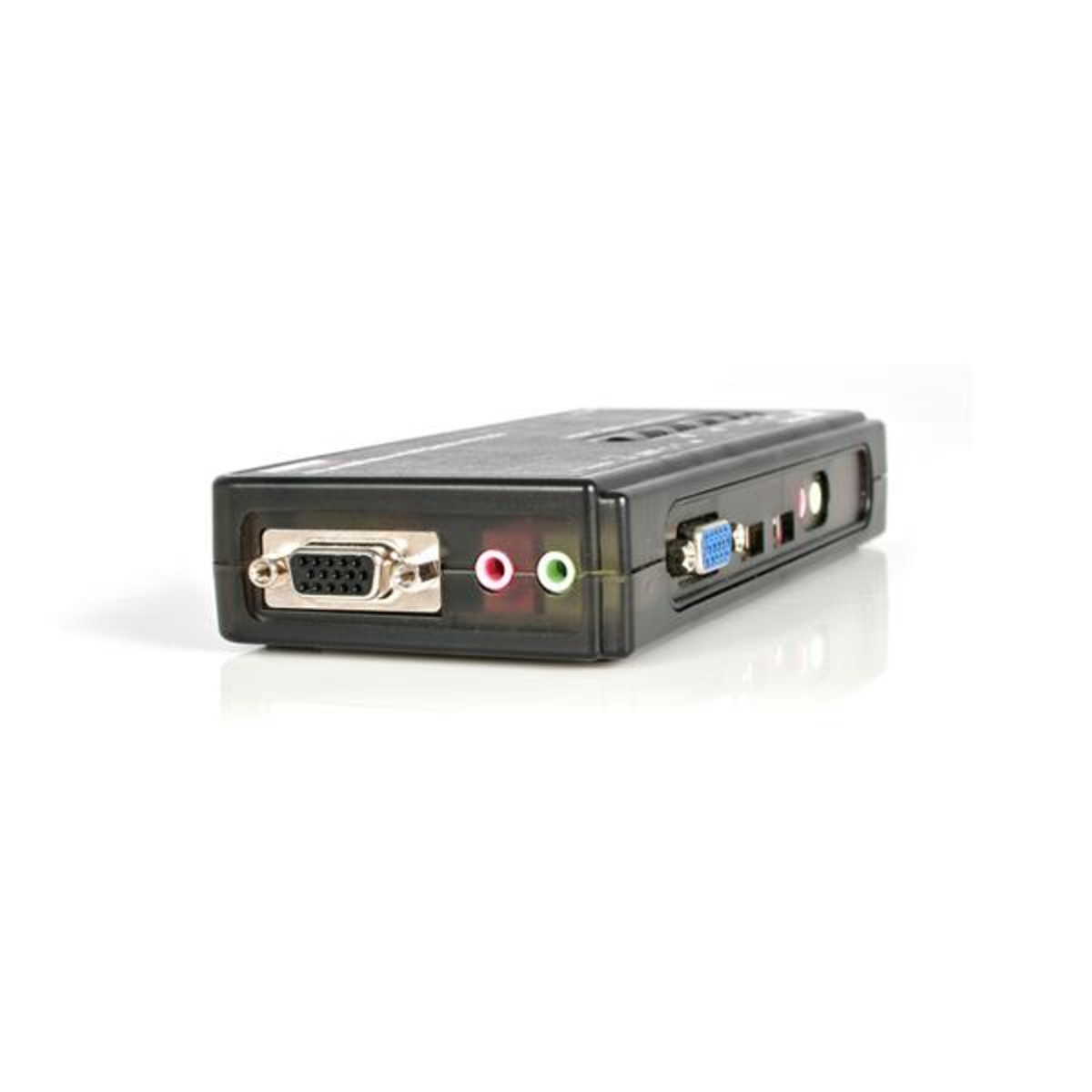 4 Port USB KVM Switch w/ Audio & Cables