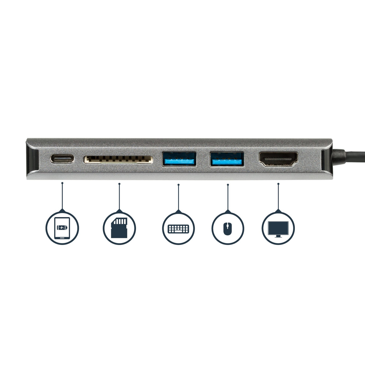 USB-C Multiport Adapter w/ SD - HDMI GbE