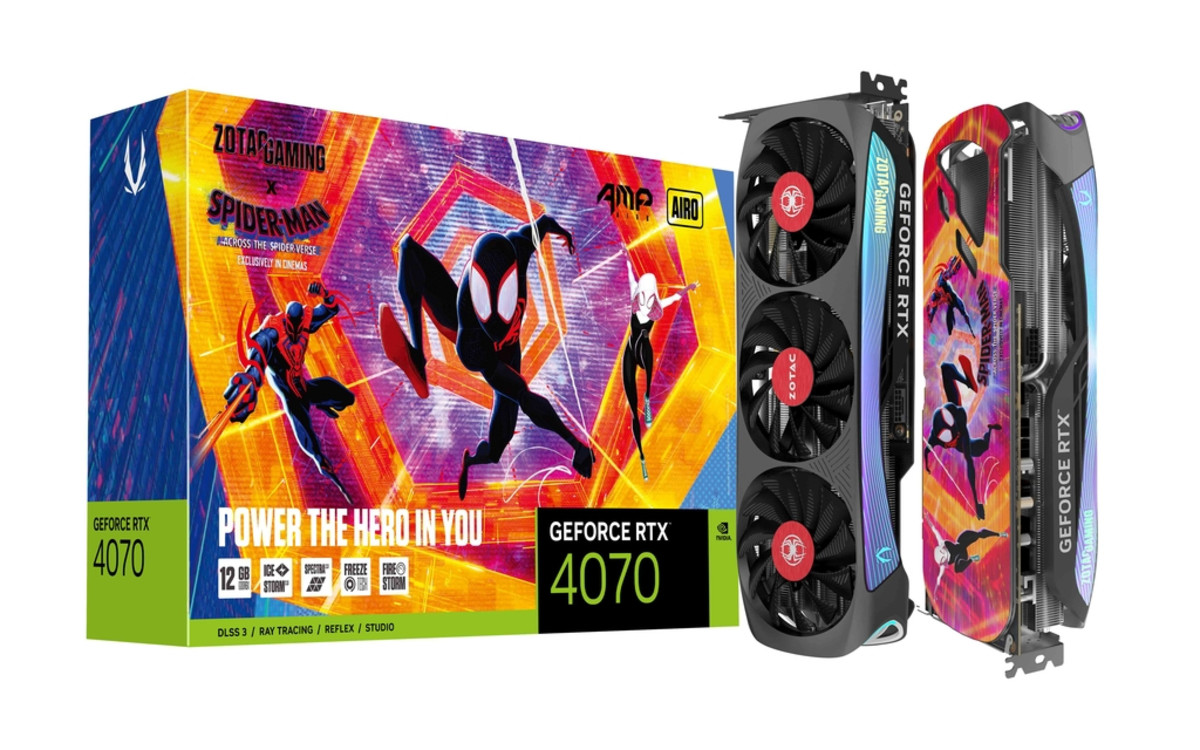 GPU NV RTX4070 12GB FAN AIRO SPIDERMAN
