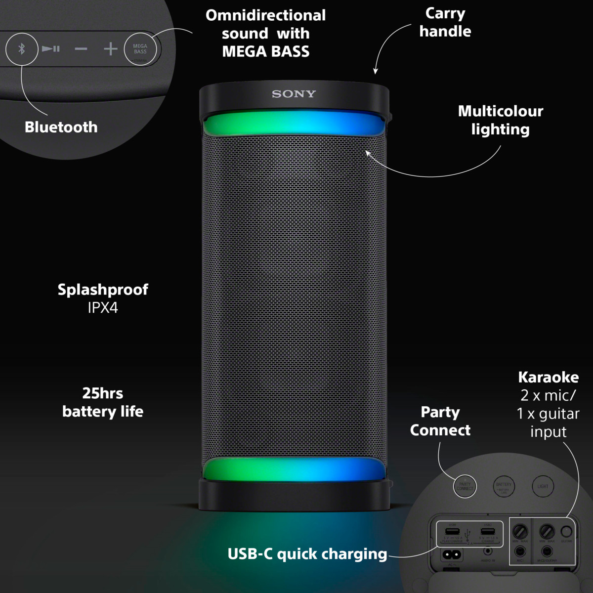 XP700 X-Series Portable Wireless Speaker