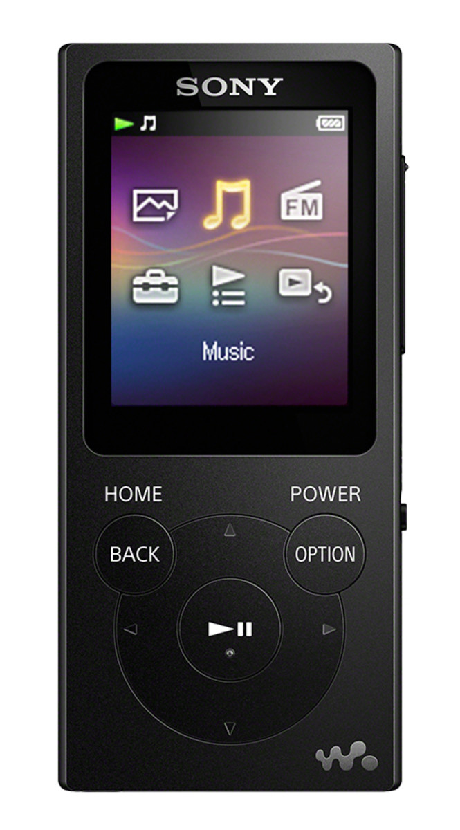 Walkman digital music player Black