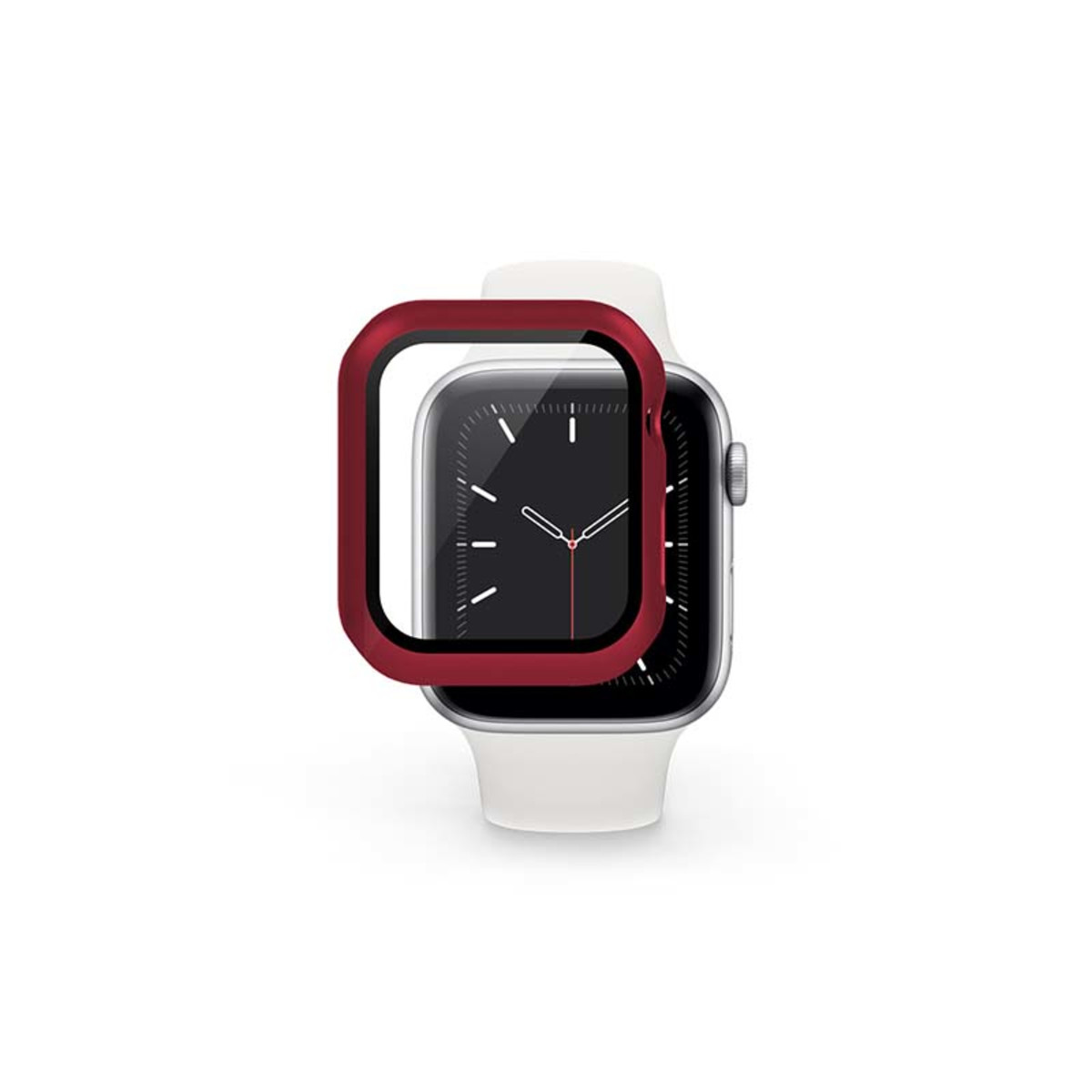 Glass Case Apple Watch 4/5/6/SE 44mm Red