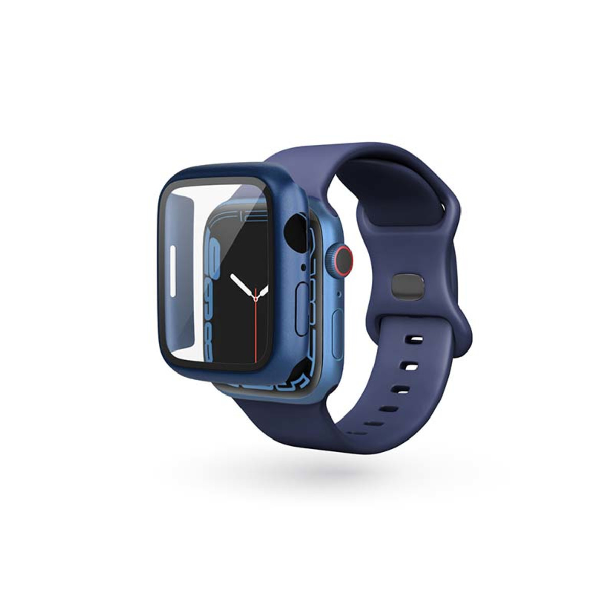 Glass Case Watch 7 41mmBlueMetallic