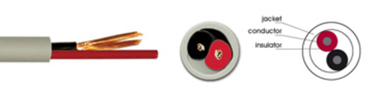 BC-2S-300M 2-core 16 AWG Speaker Cable