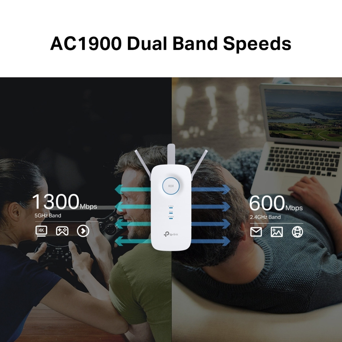 AC1900 MU-MIMO Wi-Fi Range Extender