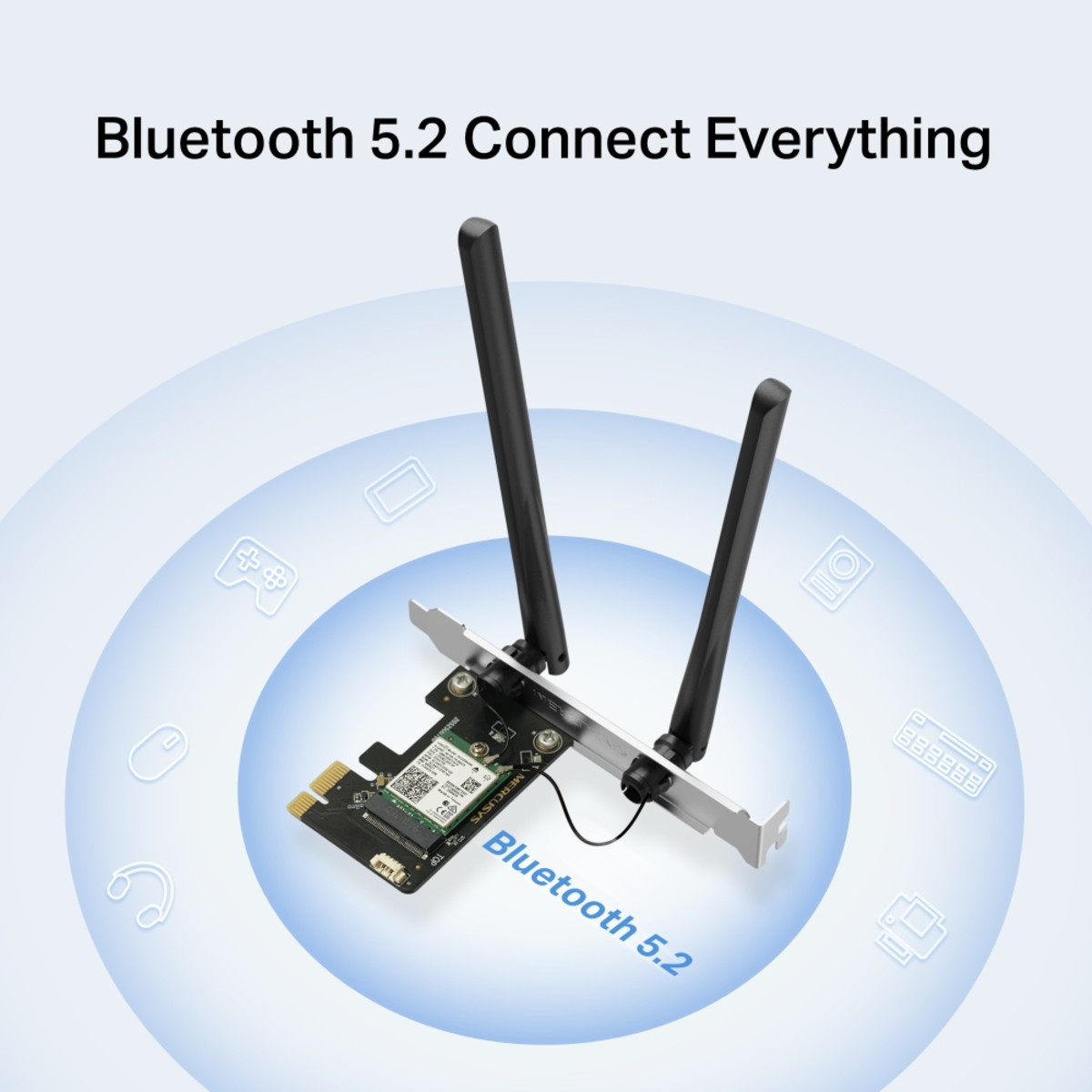 AX3000 Wi-Fi 6 Bluetooth PCIe Adapter