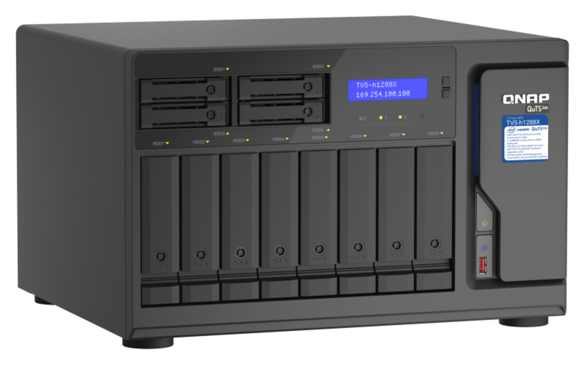 TVS-h1288X-W1250-16G 96TB WD RED+