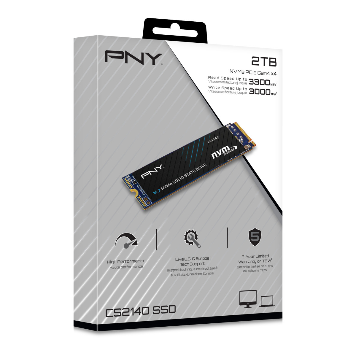 SSD Int 2TB CS2140 M.2 NVMe