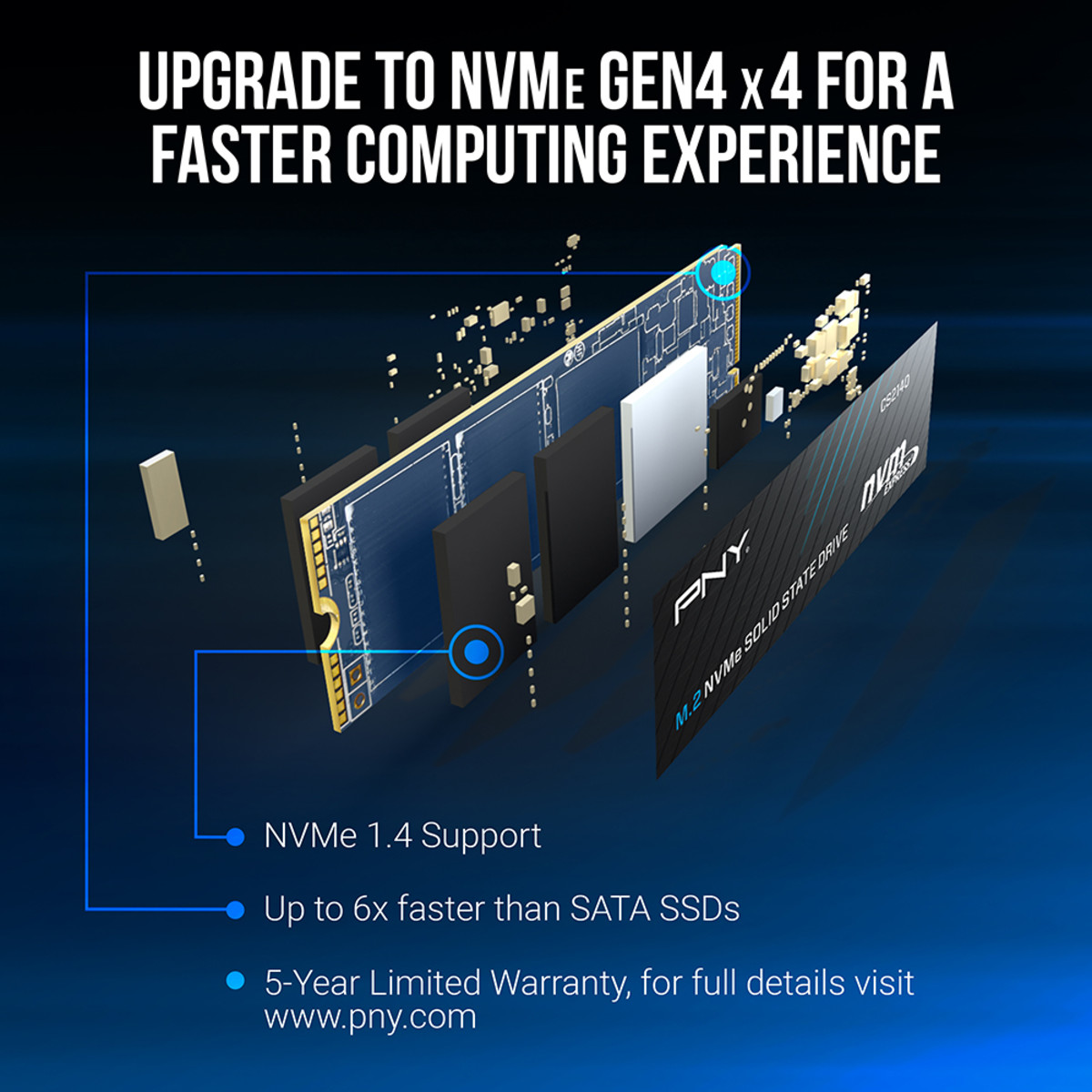SSD Int 2TB CS2140 M.2 NVMe