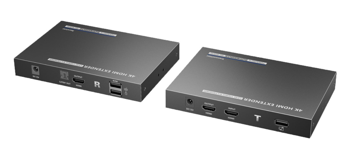 4K KVM 60hz Console Extender with POC Ov