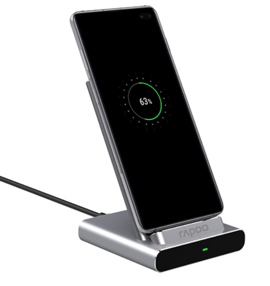 XC350 Wireless Charging Stand - Silver