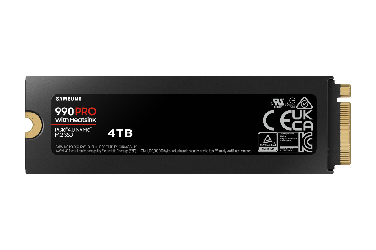 SSD Int 990 PRO 4TB Heatsink PCIe M.2