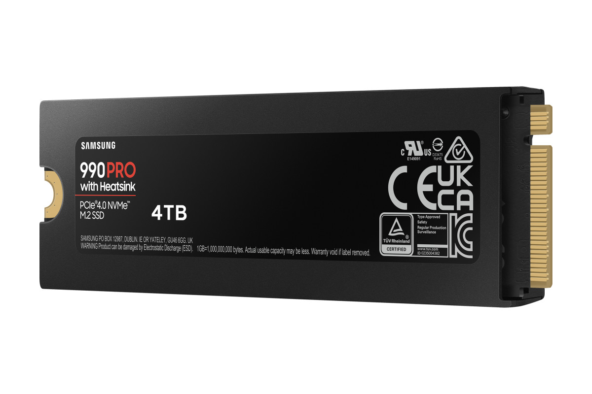SSD Int 990 PRO 4TB Heatsink PCIe M.2