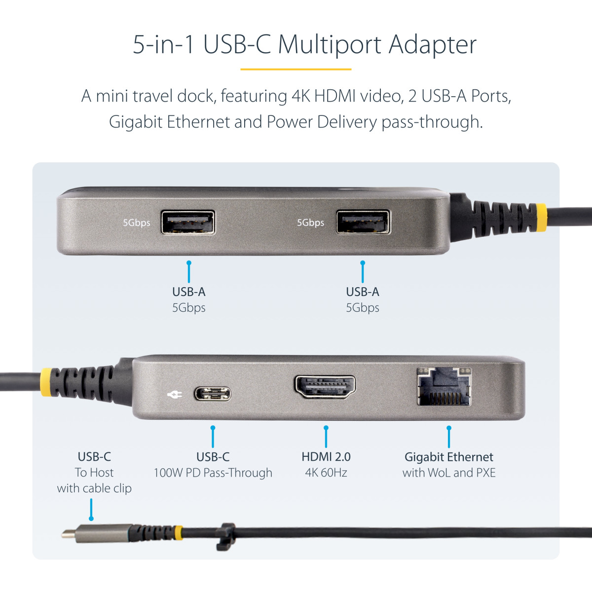 USB-C Multiport Adapter HDMI USB Hub