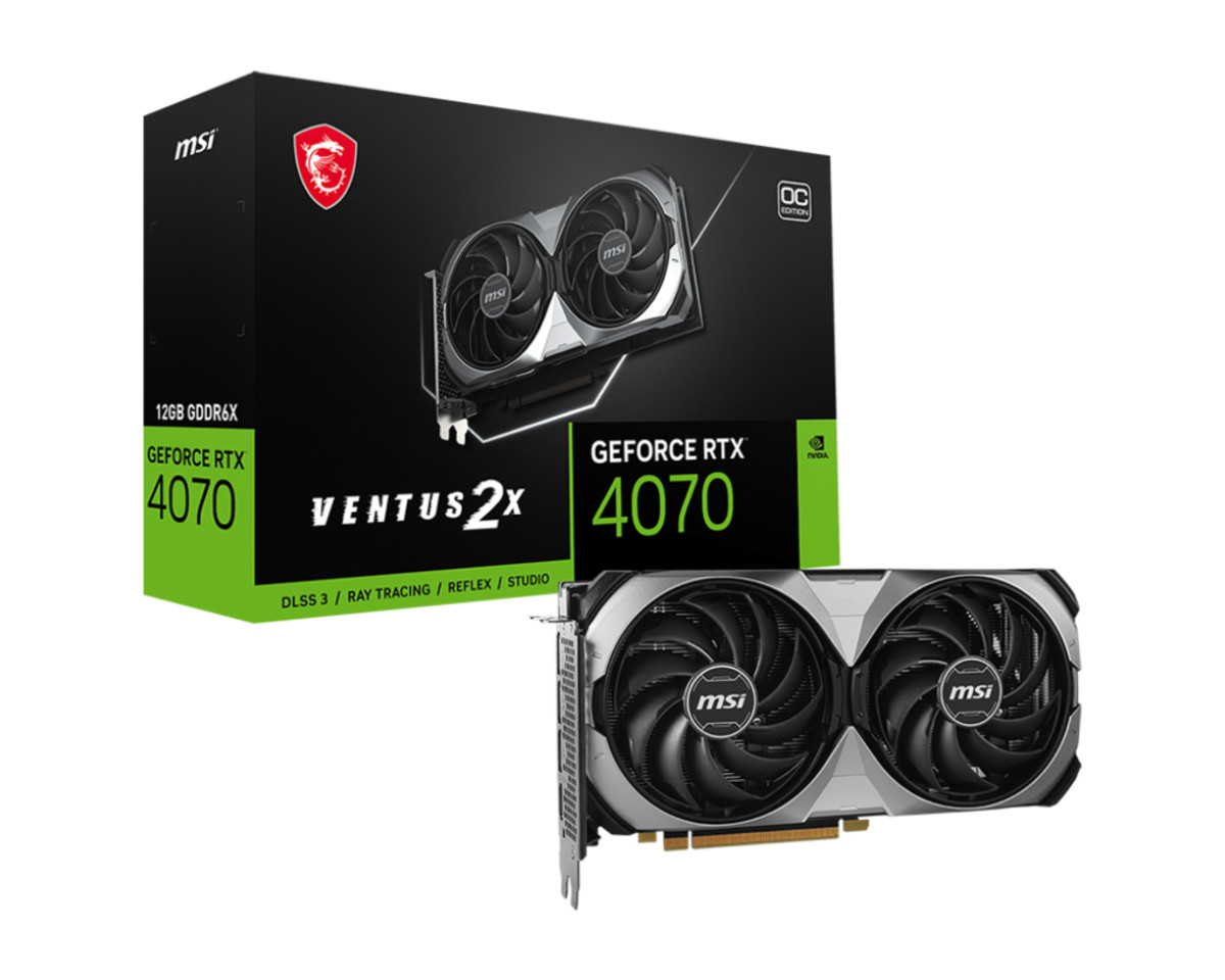 GPU NV 4070 Ventus 2X E 12G OC Fan