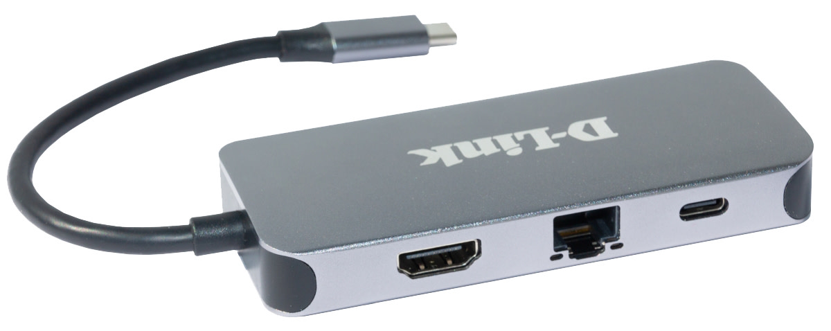 6-in-1 USB-C Hub w HDMI/Gigabit Ethernet