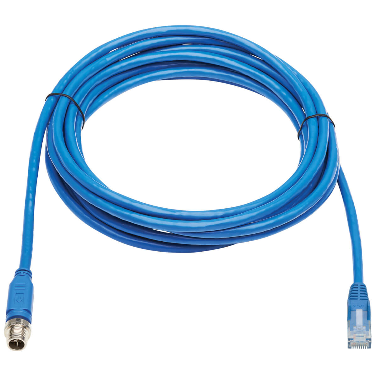CAT6 1G UTP CBLE M12 M / RJ45 M IP68 10M
