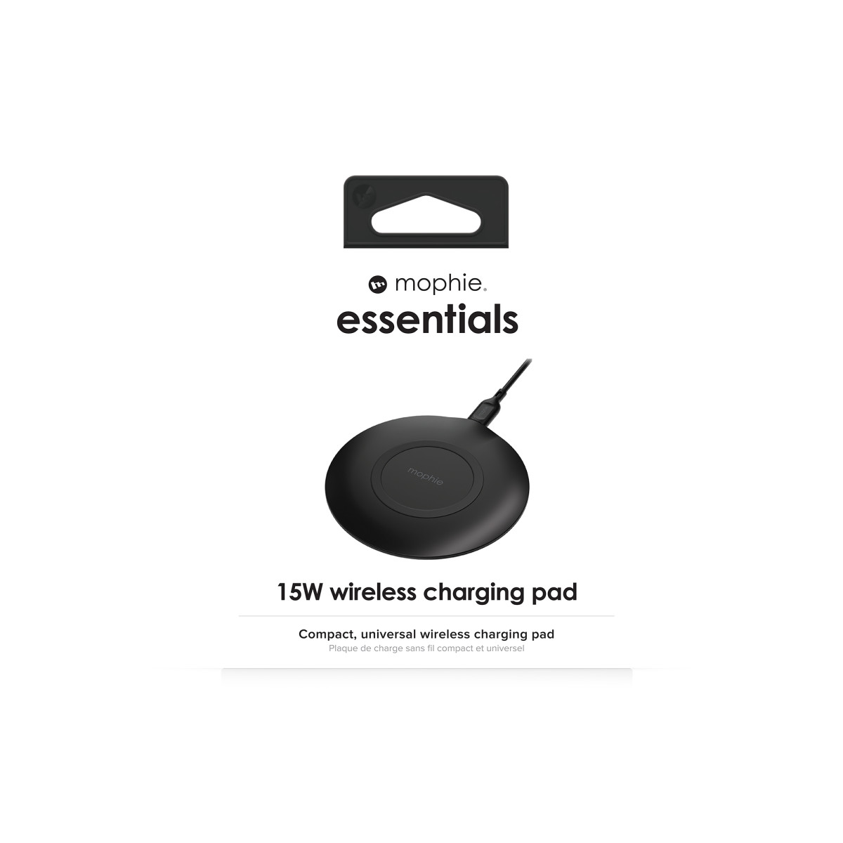 Essentials-Wireless-Charge pad-15W-Black