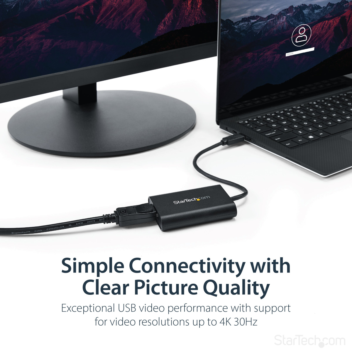 Adapter 4K 30Hz - USB 3.0 to DisplayPort