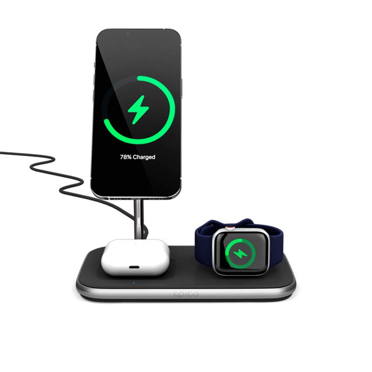 3in1 MagSafe Wireless Charger - Black