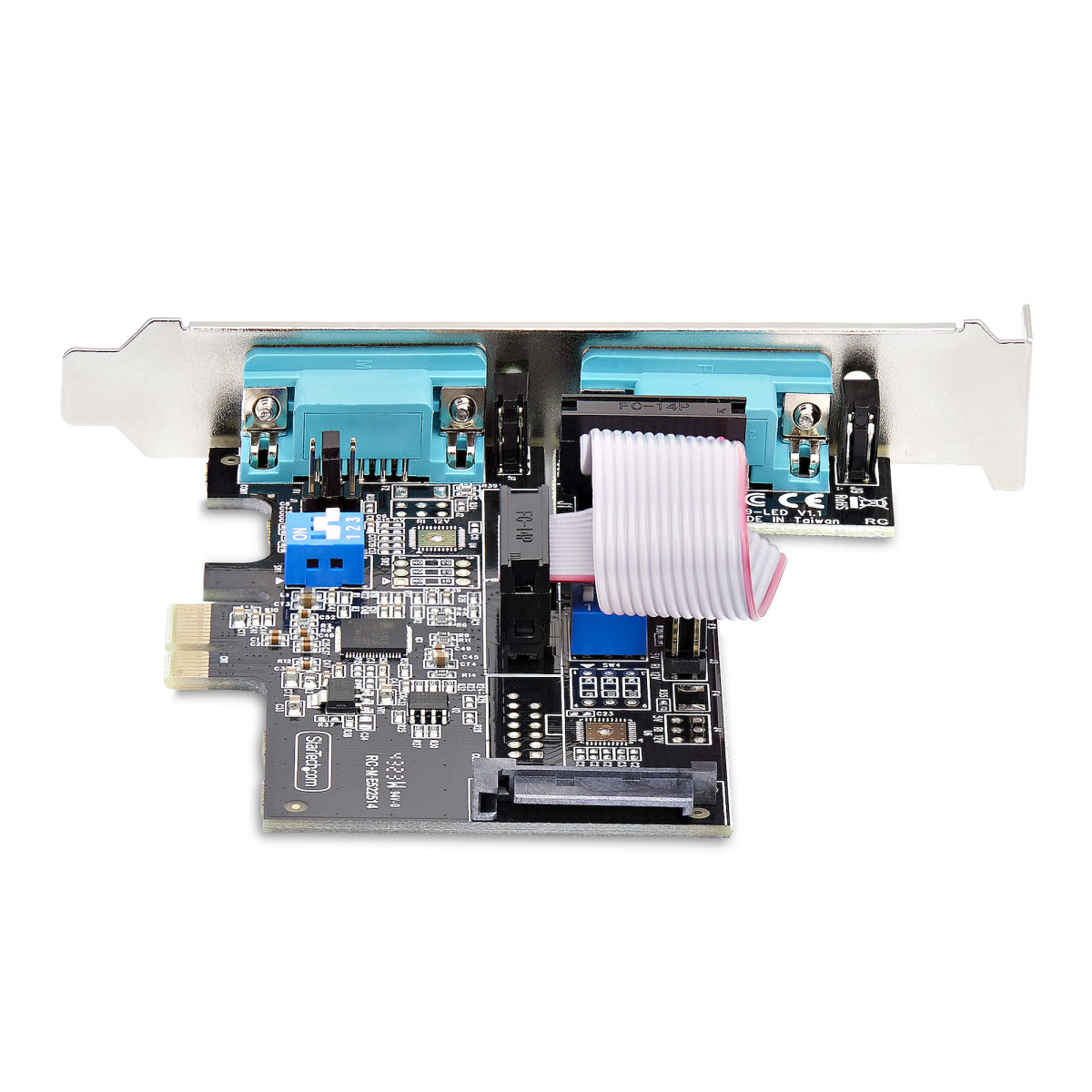 2-Port Serial PCIe Card RS232/422/485