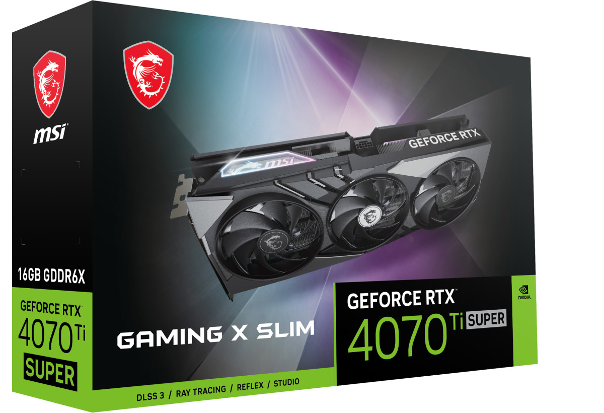 GPU NV 4070Ti Super Gaming X Slim 16GFan