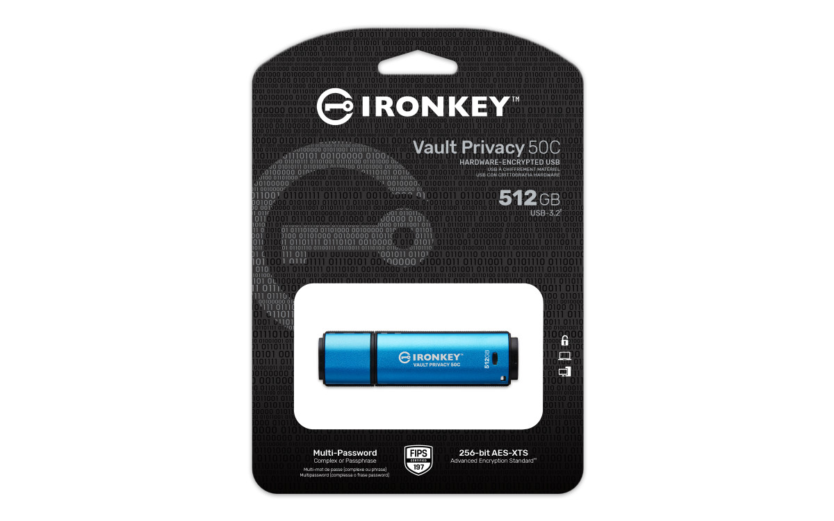 FD 512GB IronKey Vault Privacy USB-C