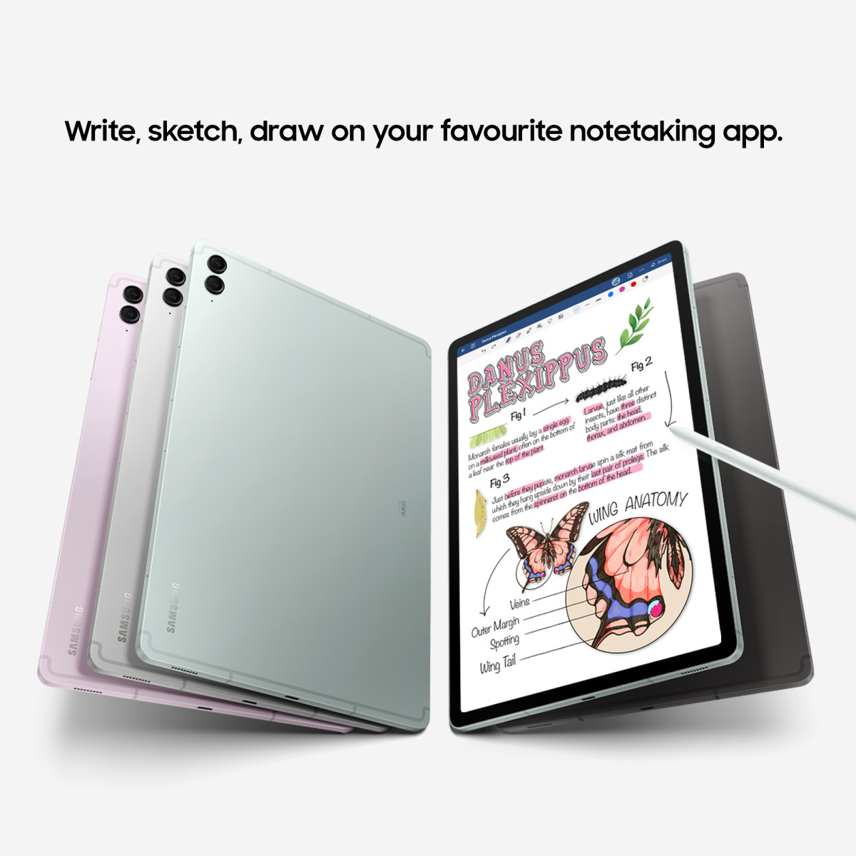 Galaxy Tab S9 FE+ 256GB Light Pink