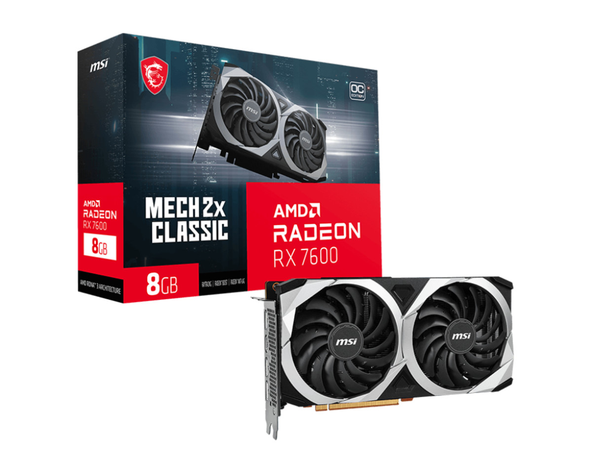 GPU AMD RX7600 8GB MECH 2X CLASSIC OC