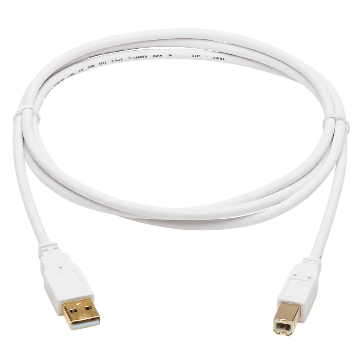 USB-A To USB-B Antibacterial Cbl 1.83m