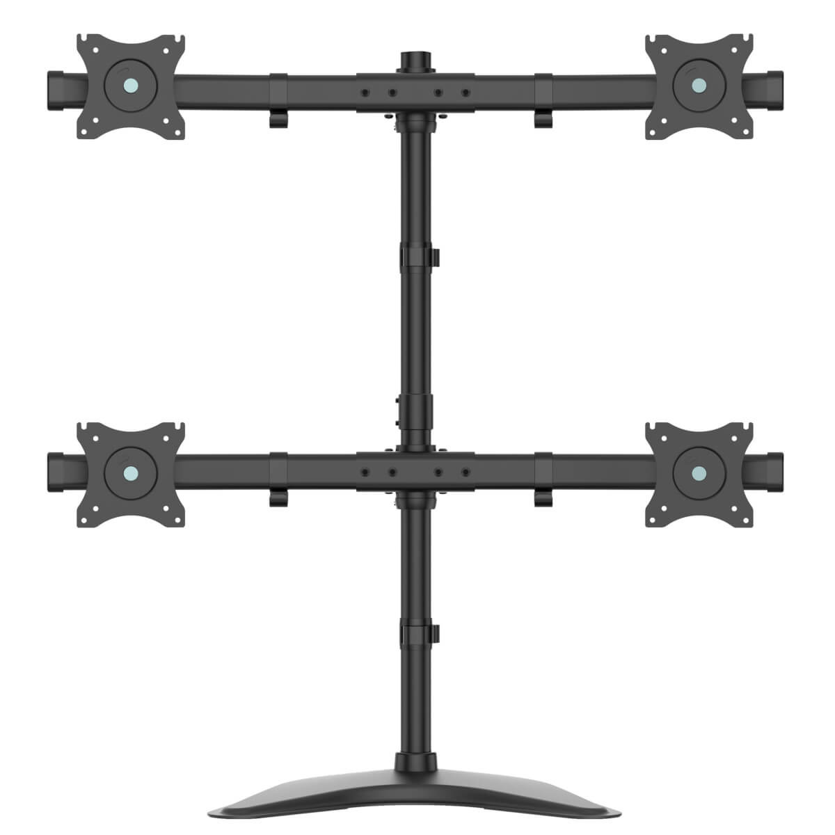 TV Desk Mount Monitor Stand Quad 13-27in