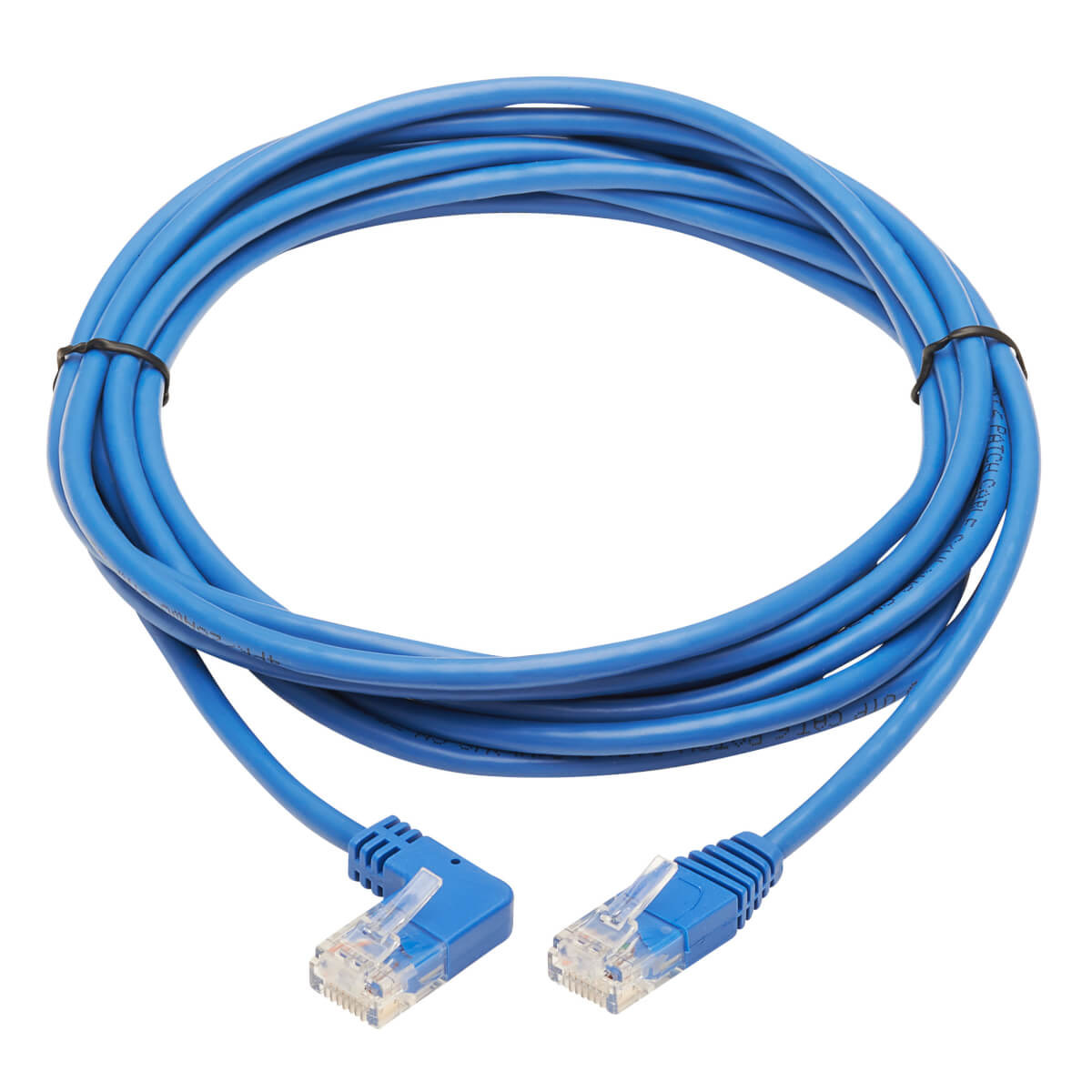 Cat6 Cable Lft Angle Slim UTP Blue 3.05M