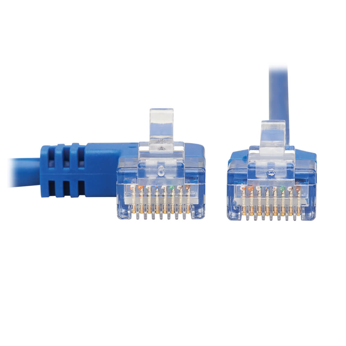 Cat6 Cable Lft Angle Slim UTP Blue 3.05M