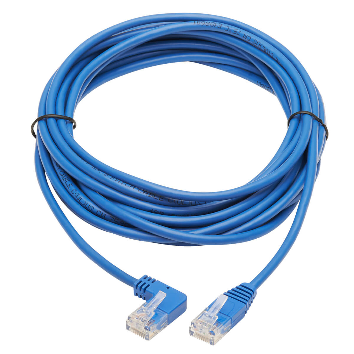 Cat6 Cable Lt Angle Slim UTP Blue 4.57 M