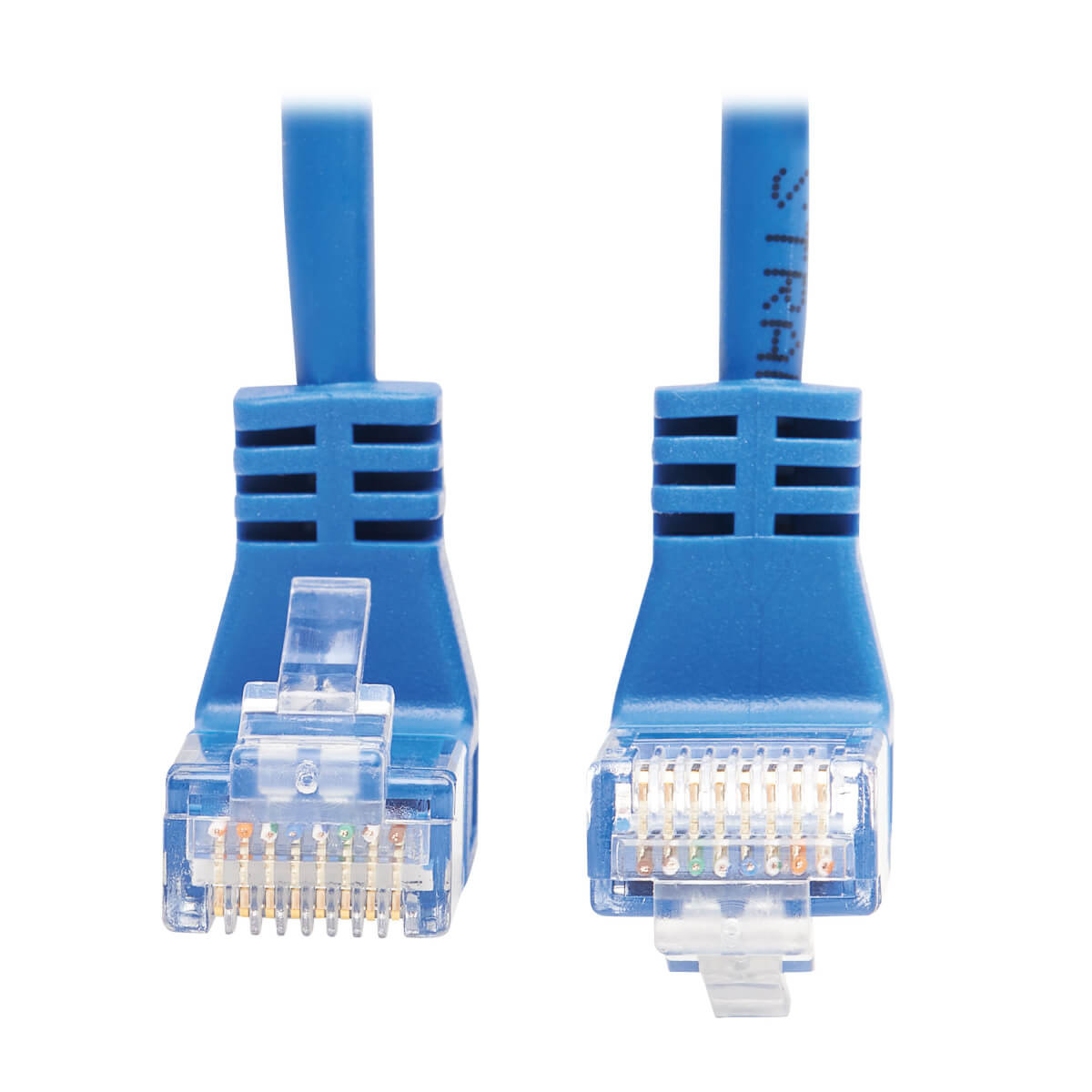 Cat6 Up Down Angle Slim UTP Blue 0.31M