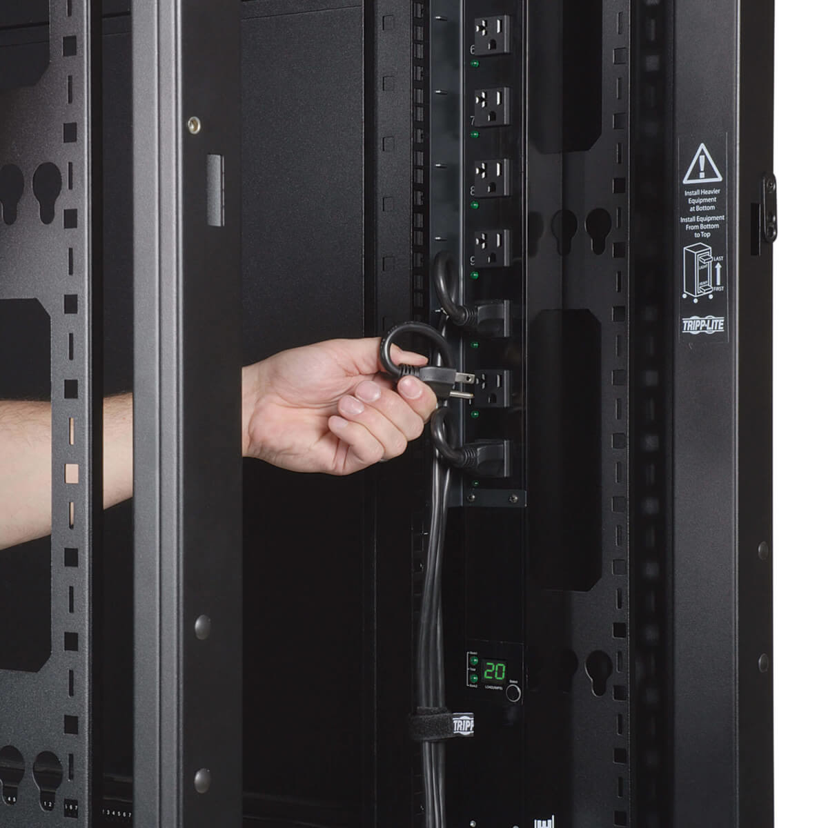 47U Rack Expandable Euro Doors No Sides