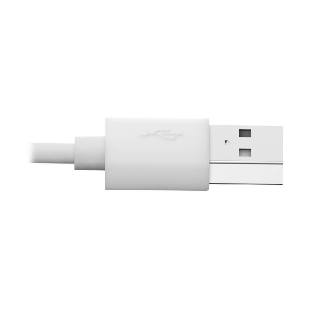 Lightning USB Charge Cable RA White 1.8M