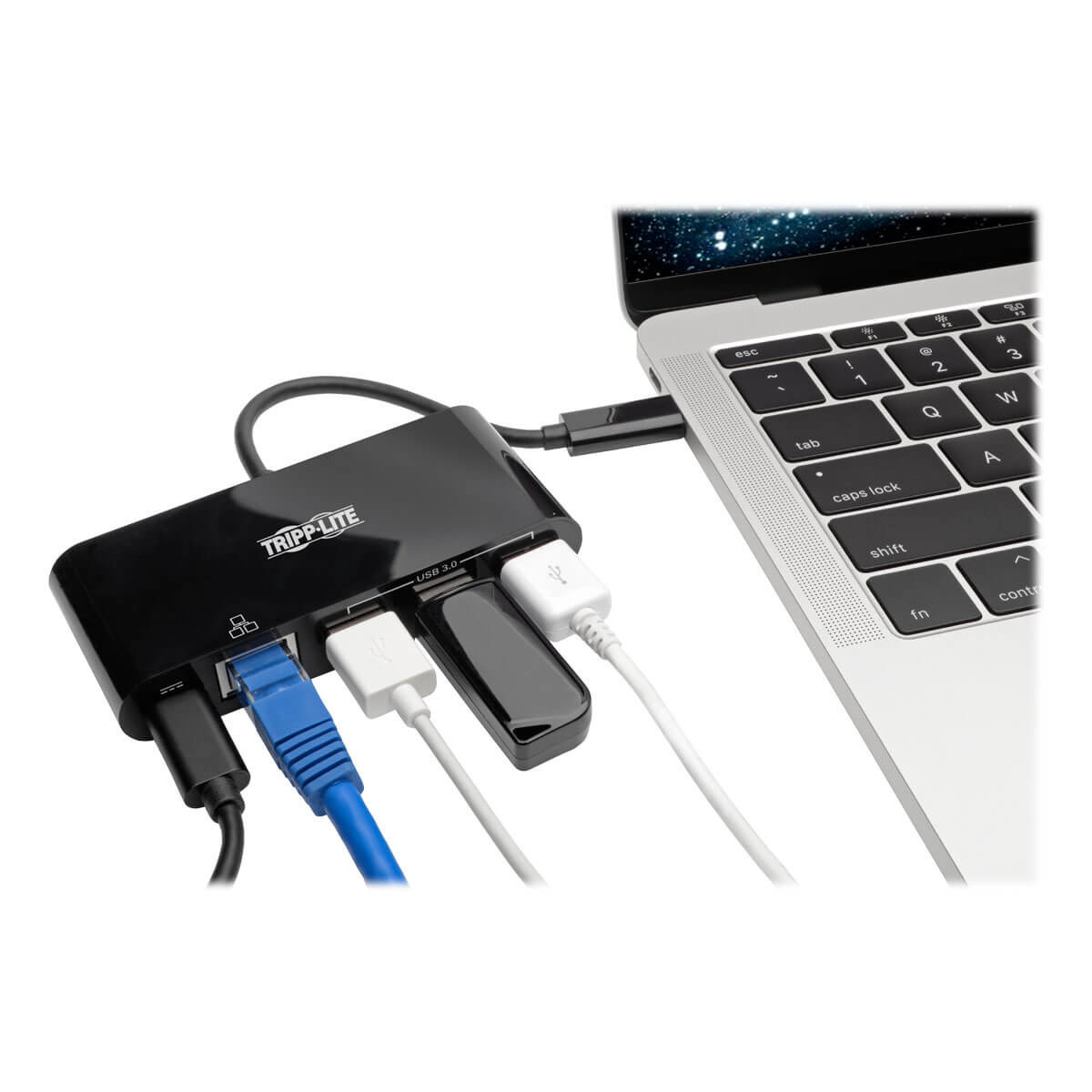USB C Docking Station Hub GBE USB-A