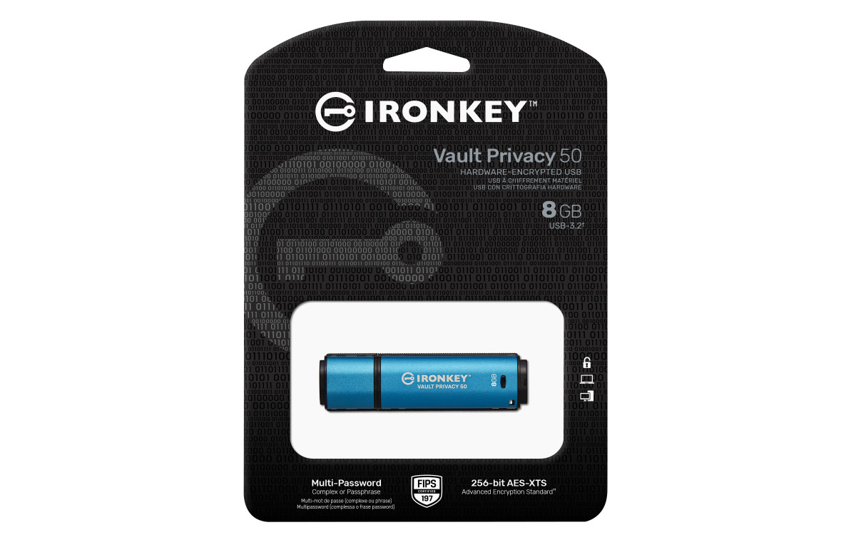 FD 8GB IronKey Vault Privacy 50 USB