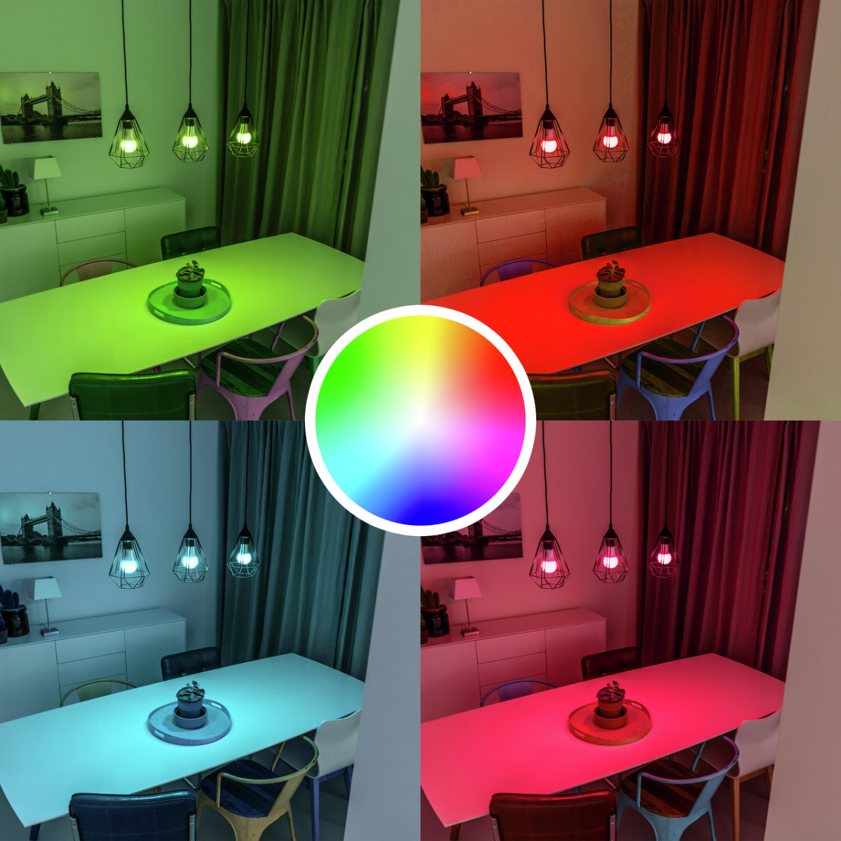B22 Smart WIFI Bulb White and Colour