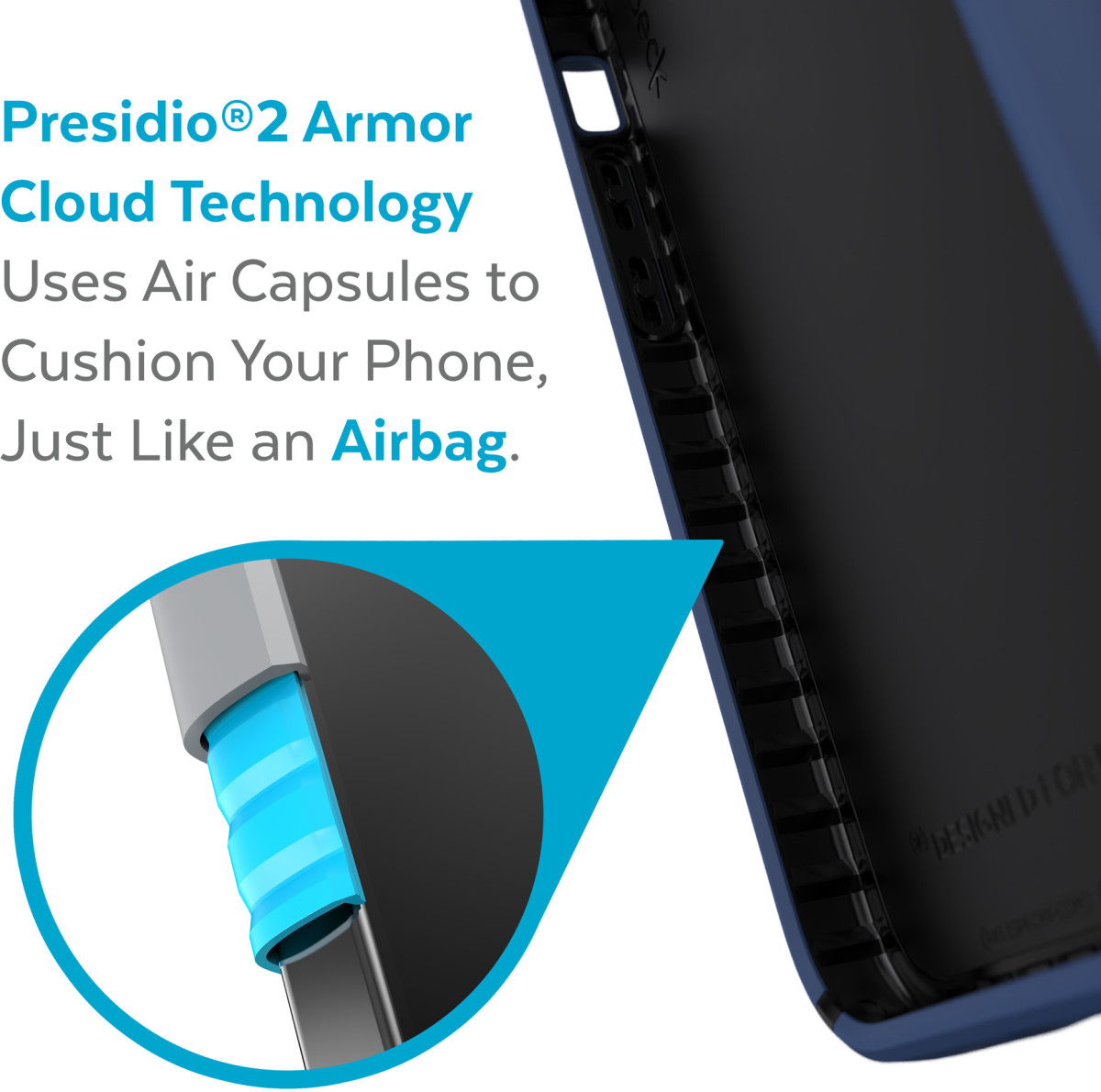 iPh 13 Presidio 2 Pro Blue/Black