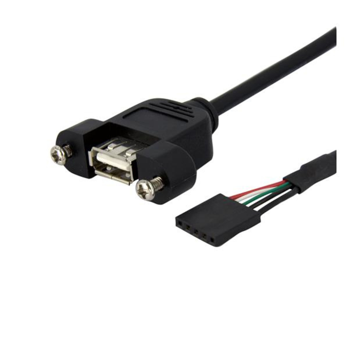 3 ft Panel Mount USB Cable
