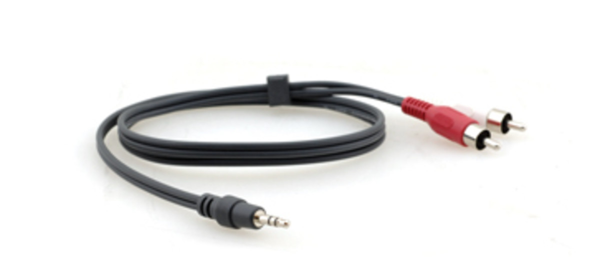 3.5mm Stereo Audio to 2 RCA (M-M) 35ft
