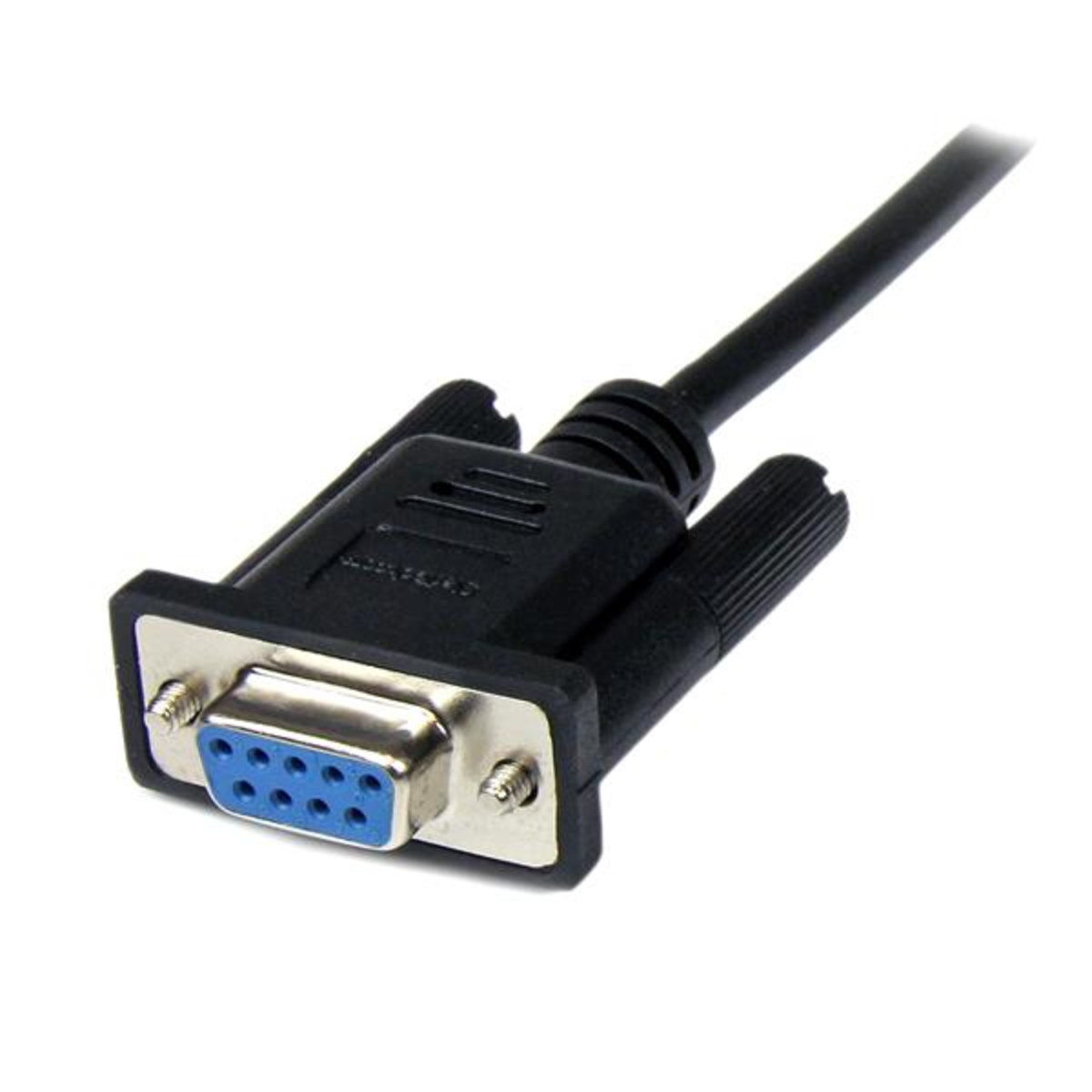 1m DB9 RS232 Serial Null Modem Cable