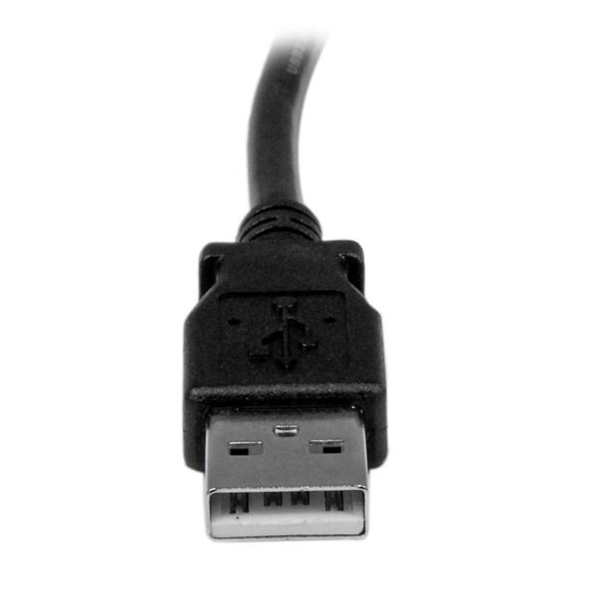 2m USB 2.0 A to Left Angle B Cable - M/M