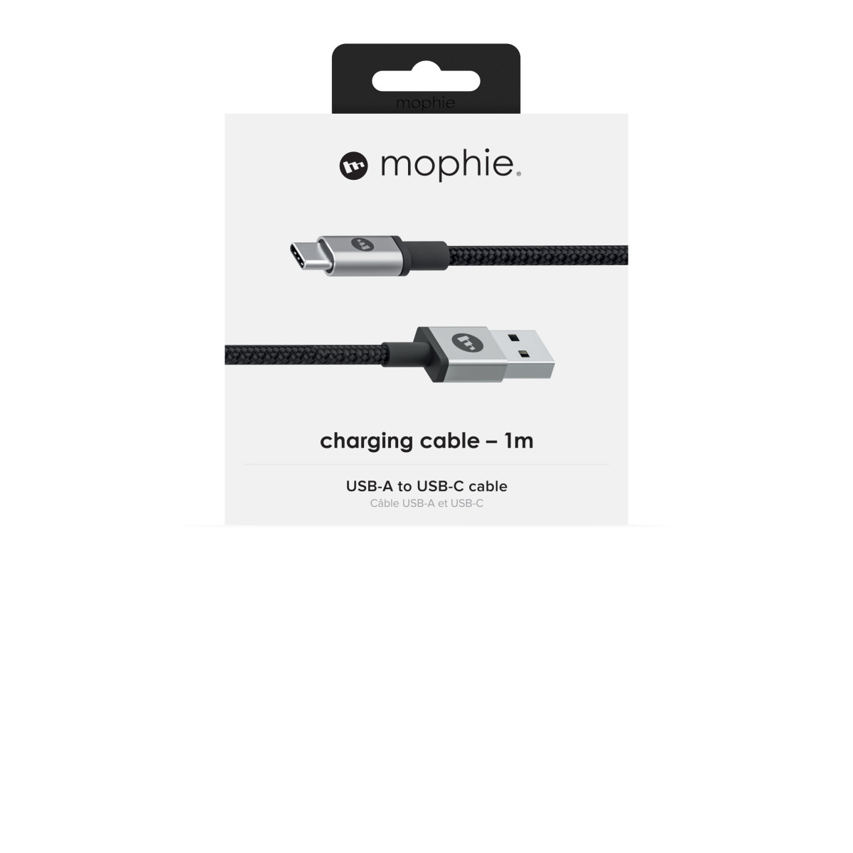 Charge&Sync Cable-USB-A USB-C 1M Blk